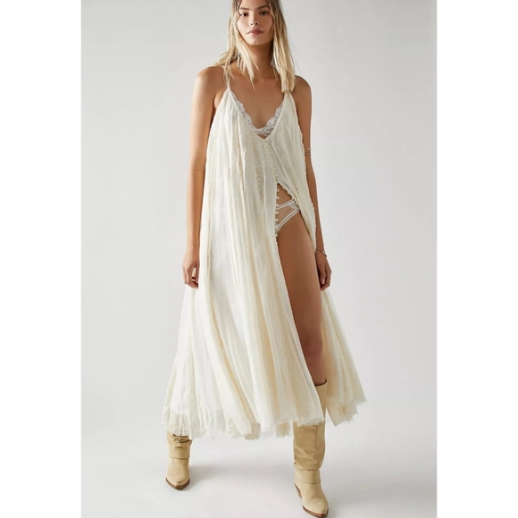 Free People Sweet Sea Maxi Dress Size S $398